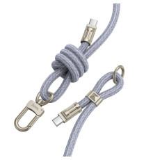 PD Кабель - Шнурок для браслета HOCO GH7 Elegant з регулюванням довжини C to C Blue mag-6942007631044137296