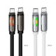 PD Кабель HOCO U136 Prize 60W charging data cable C to C 1,2m. White mag-6942007632348132407