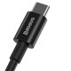 PD кабель Baseus Superior Series Fast Charging Data Cable Type-C to Type-C 100W 1m Black CATYS-B01 mag-695315620843856199