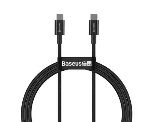 PD кабель Baseus Superior Series Fast Charging Data Cable Type-C to Type-C 100W 1m Black CATYS-B01 mag-695315620843856199