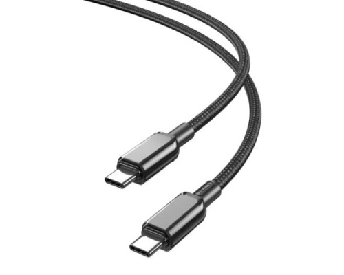 Кабель XO NB-Q250B PD 60W/1m Type-C to Type-C Fast Charging Чорний mag-6920680844654964