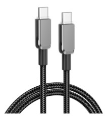 Кабель XO NB-Q250B PD 60W/1m Type-C to Type-C Fast Charging Чорний mag-6920680844654964