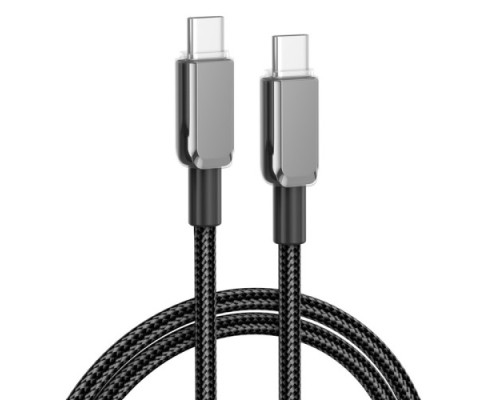 Кабель XO NB-Q250B PD 60W/1m Type-C to Type-C Fast Charging Чорний mag-6920680844654964