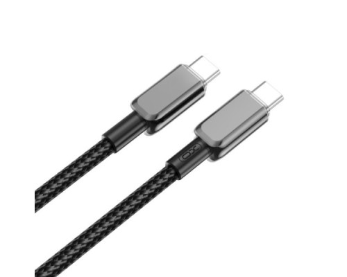 Кабель XO NB-Q250B PD 60W/1m Type-C to Type-C Fast Charging Чорний mag-6920680844654964
