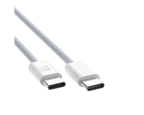 Кабель XO NB-Q273 woven style type-c to type-c charging cable 60W Синій mag-69206808576781507