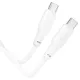 PD Кабель HOCO X93 Force 60W fast charging data cable Type-C to Type-C 2m. White mag-6931474790705151115