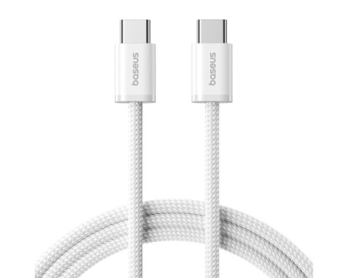 PD кабель Baseus Dynamic 4 Fast Charging Type-C to Type-C 100W 1m White P10381400211-00 mag-6932172678524135353