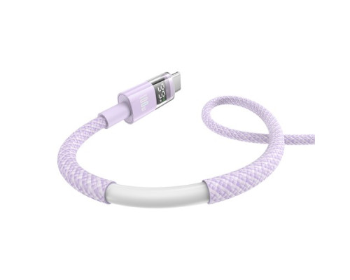 PD кабель Baseus Display 2 Fast Charging Type-C to Type-C 100W 1m Purple P10382702511-00 mag-6932172682408135365
