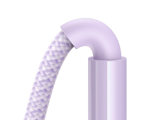 PD кабель Baseus Display 2 Fast Charging Type-C to Type-C 100W 1m Purple P10382702511-00 mag-6932172682408135365