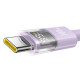 PD кабель Baseus Display 2 Fast Charging Type-C to Type-C 100W 1m Purple P10382702511-00 mag-6932172682408135365