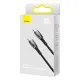 PD кабель Baseus Glimmer Series Fast Charging Data Cable Type-C to Type-C 100W 2m Black CADH000801 mag-6932172618056147468