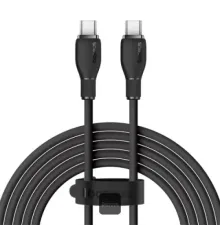 PD кабель Baseus Pudding Series Cable Type-C to Type-C 100W 1.2m Black P10355702111-B1 дефект пак mag-2000001655054145665