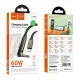 PD Кабель HOCO U150 Exquisite bracket 60W charging data cable C to C Black mag-6942007673525153131
