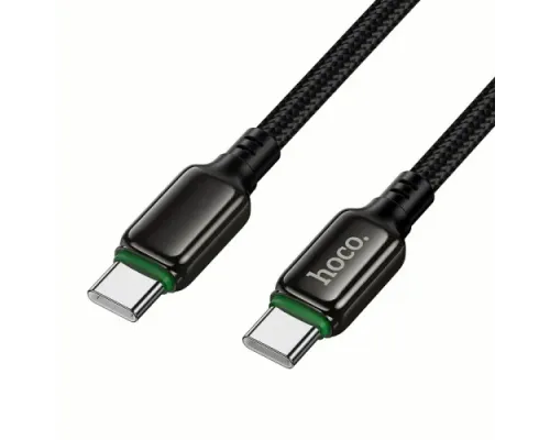 PD Кабель HOCO X127 Exceed 60W charging data cable C to C Black mag-6942007675611153967
