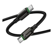 PD Кабель HOCO X127 Exceed 60W charging data cable C to C Black mag-6942007675611153967
