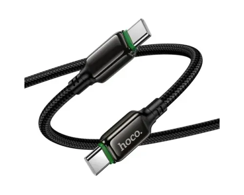 PD Кабель HOCO X127 Exceed 60W charging data cable C to C Black mag-6942007675611153967