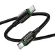 PD Кабель HOCO X127 Exceed 60W charging data cable C to C Black mag-6942007675611153967