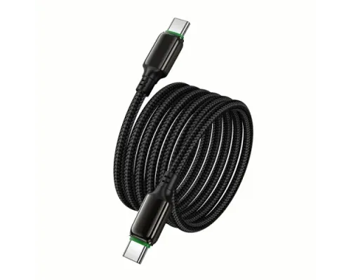 PD Кабель HOCO X127 Exceed 60W charging data cable C to C Black mag-6942007675611153967