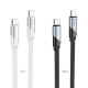 PD Кабель HOCO U119 Machine 60W charging data cable Type-C to Type-C 1,2m Black mag-694200760502158026