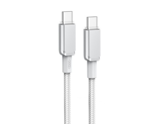 Кабель XO NB-Q250B PD 60W/1m Type-C to Type-C Fast Charging Білий mag-6920680844647965
