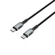 Кабель XO NB-Q267 Magnetic Braided Type-c to Type-c 60W Data Cable 1M Чорний mag-69206808569921508