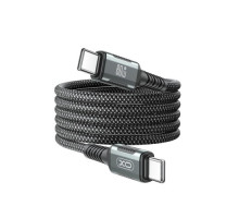 Кабель XO NB-Q267 Magnetic Braided Type-c to Type-c 60W Data Cable 1M Чорний mag-69206808569921508