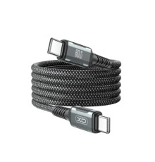 Кабель XO NB-Q267 Magnetic Braided Type-c to Type-c 60W Data Cable 1M Чорний mag-69206808569921508