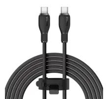 PD кабель Baseus Pudding Series Fast Charging Type-C to Type-C 100W 1.2m Black P10355702111-B1 BOX mag-6932172650223145712