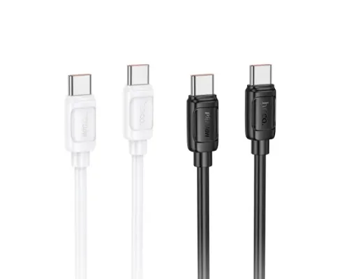 PD Кабель HOCO X115 Surpass 240W fast charging data cable C to C 1m. White mag-6942007652025153712