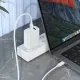 PD Кабель HOCO X115 Surpass 240W fast charging data cable C to C 1m. White mag-6942007652025153712