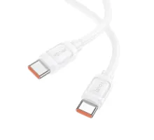 PD Кабель HOCO X115 Surpass 240W fast charging data cable C to C 1m. White mag-6942007652025153712
