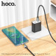 PD Кабель HOCO U123 Regent 60W colorful charging data cable Type-C to Type-C 1.2m black mag-69420076084971736