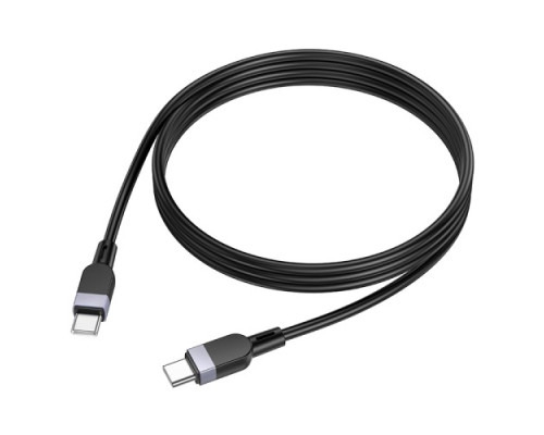 PD Кабель HOCO X109 Energy 60W silicone charging data cable Type-C to Type-C 60W/1m Black mag-6942007636261136643