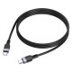 PD Кабель HOCO X109 Energy 60W silicone charging data cable Type-C to Type-C 60W/1m Black mag-6942007636261136643
