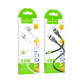 PD Кабель HOCO X109 Energy 60W silicone charging data cable Type-C to Type-C 60W/1m Black mag-6942007636261136643