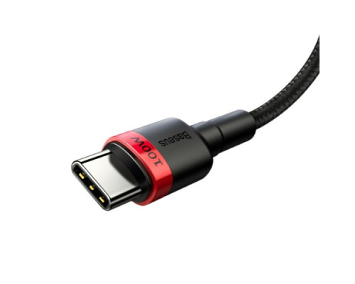 PD кабель Baseus Cafule PD2.0 100W Type-C For Type-C cable (20V 5A)2m Red+Black CATKLF-AL91 mag-695315621637257750