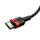PD кабель Baseus Cafule PD2.0 100W Type-C For Type-C cable (20V 5A)2m Red+Black CATKLF-AL91 mag-695315621637257750