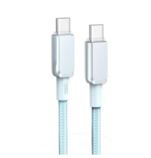 Кабель XO NB-Q250B PD 60W/1m Type-C to Type-C Fast Charging Синій mag-6920680844661966