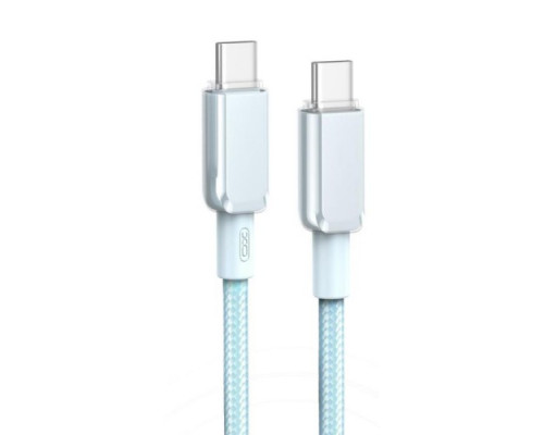 Кабель XO NB-Q250B PD 60W/1m Type-C to Type-C Fast Charging Синій mag-6920680844661966