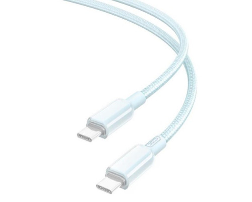 Кабель XO NB-Q250B PD 60W/1m Type-C to Type-C Fast Charging Синій mag-6920680844661966