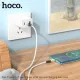 PD Кабель HOCO X86 Type-C to Type-C Spear 60W silicone charging data cable 1m White mag-6931474778024153026