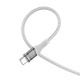PD Кабель HOCO U111 Type-C to Type-C Transparent Discovery Edition 60W/1,2m Gray mag-69314747782531457