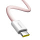 PD кабель Baseus Dynamic 4 Fast Charging Type-C to Type-C 100W 1m Pink P10381400411-00 mag-6932172678548135355