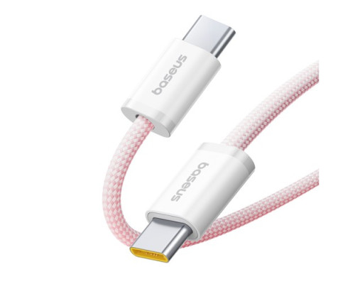 PD кабель Baseus Dynamic 4 Fast Charging Type-C to Type-C 100W 1m Pink P10381400411-00 mag-6932172678548135355