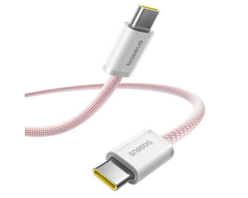 PD кабель Baseus Dynamic 4 Fast Charging Type-C to Type-C 100W 1m Pink P10381400411-00 mag-6932172678548135355