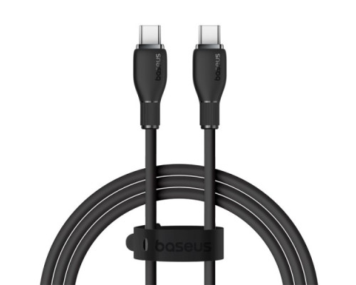 PD кабель Baseus Pudding Series Fast Charging Cable Type-C to Type-C 100W 1.2m Black P10355702111-00 mag-6932172633981128929