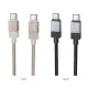 PD Кабель HOCO X110 Honorific 60W charging data cable Type-C to Type-C 1m Black mag-6942007646826144066