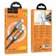 PD Кабель HOCO U144 New 60W charging data cable C to C Black mag-6942007659604153869