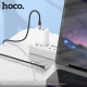 PD Кабель HOCO X102 Fresh 60W charging data cable Type-C to Type-C 1m. Black mag-69420076087871743