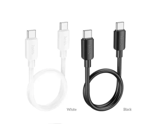 PD Кабель HOCO X96 Hyper 60W fast charging data cable Type-C to Type-C(L=0.25M) Black mag-6942007609449145604